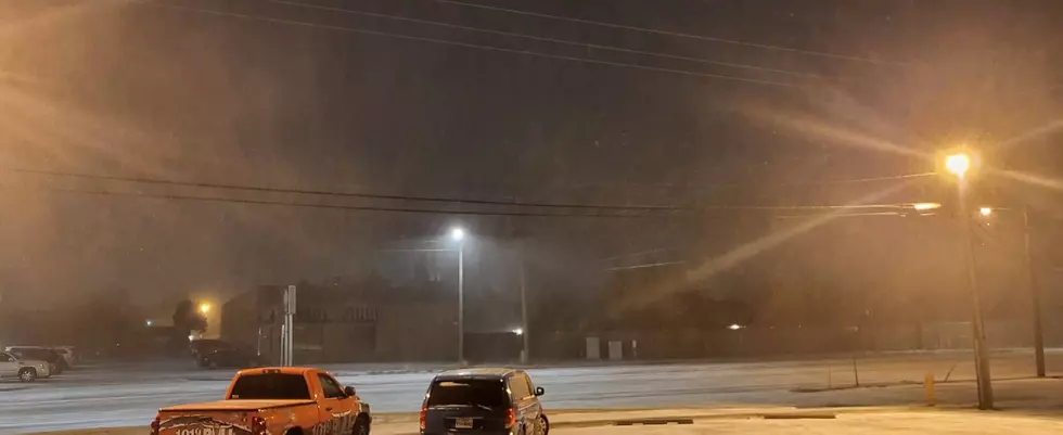 Be Careful Today & Tomorrow As Snow Falls Here In Texas