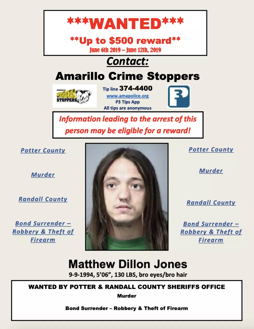 Credit: Amarillo Crime Stoppers